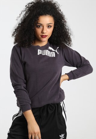 90S PUMA EMBROIDERED LOGO SWEATSHIRT