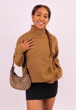 Vintage Unbranded Knit Jumper in Brown