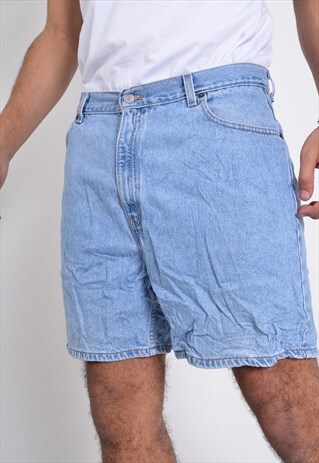 VINTAGE LEVIS DENIM SHORTS BLUE
