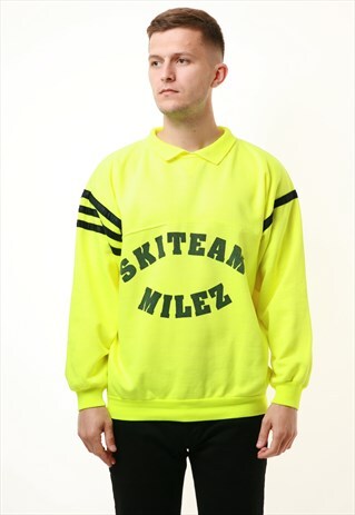 90S VINTAGE OLDSCHOOL SKITEAM SWEATSHIRT 15431