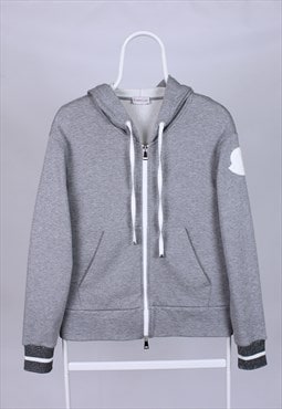 Moncler Vintage hoodie full zip rarity logo gray m