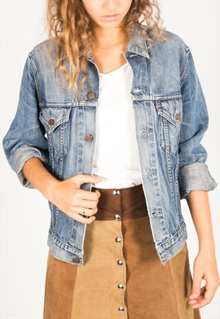 VINTAGE 80S LEVIS DENIM JACKET/ R607