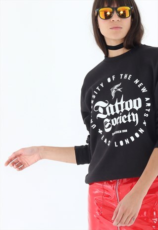 TATTOO SOCIETY BLACK SWEATSHIRT