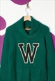 VINTAGE GAMEDAY SPELL OUT EMBROIDERED JUMPER SWEATSHIRT 