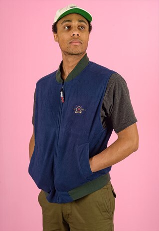 VINTAGE TOMMY HILFIGER GILET FLEECE