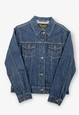 Vintage wrangler denim jacket dark blue small BV16135