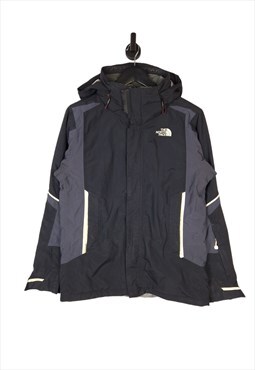 The North Face Hyvent Hooded Rain Jacket In Black Size Small