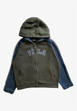 Vintage Y2K Men's Fila Embroidered Spell Out Jacket