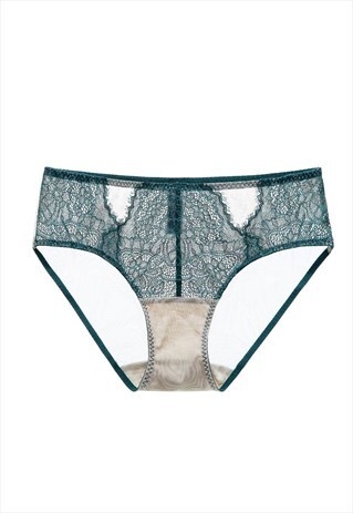 ADELLA SHEER LACE BRIEF