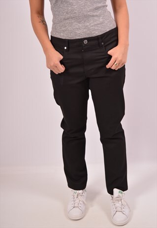 VINTAGE VERSACE TROUSERS BLACK