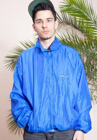 AWESOME VINTAGE NYLON SHELL JACKET, 80S/90S WINDBREAKER
