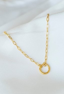Thin Gold Chain Bracelet