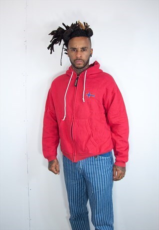 VINTAGE NAPAPIJRI EMBROIDED HOODIE