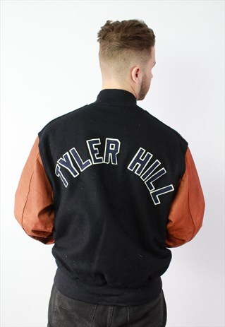 TYLER HILL VINTAGE VARSITY BOMBER JACKET