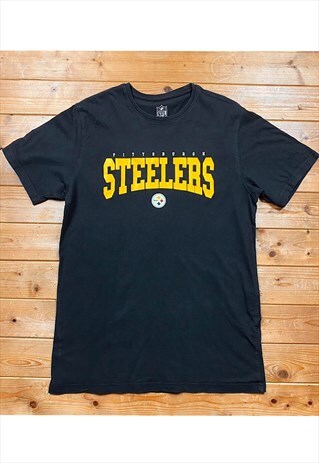 Retro NFL Pittsburgh steelers black T-shirt small 
