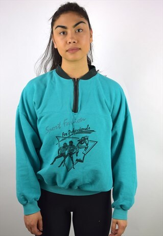 VINTAGE 90'S 1/4 ZIP SWEATSHIRT