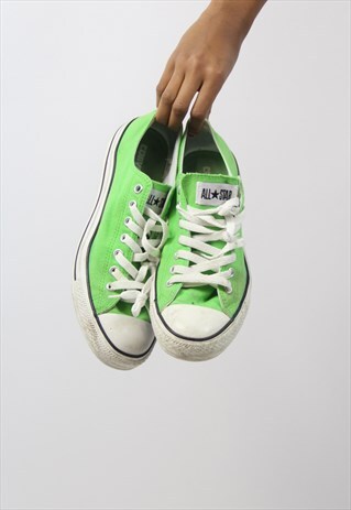 VINTAGE CONVERSE GREEN TRAINERS