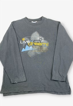 Vintage y2k live the dream graphic sweatshirt m BV17991