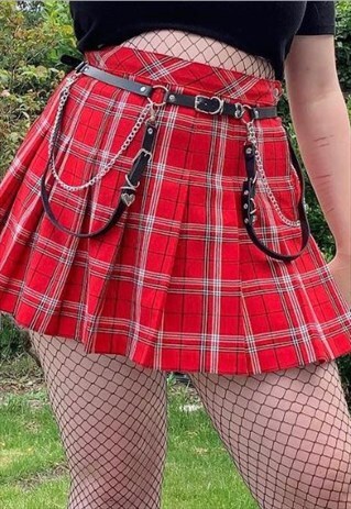 CHAIN PUNK ADJUSTABLE BELT