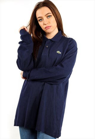 VINTAGE LACOSTE LONG SLEEVE POLO SHIRT T465