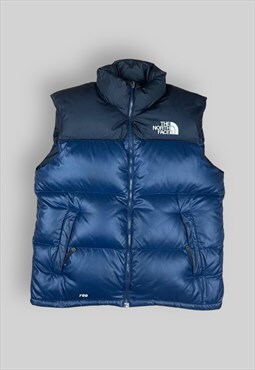 The North Face 700 Gilet Puffer Jacket in Navy Blue