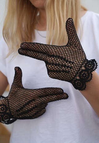 VINTAGE 60'S NET GLOVES