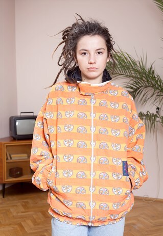 OXBOW RAD UNISEX, PATTERNED WINDBREAKER FROM THE 90S ERA