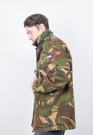 VINTAGE GREEN CAMO ARMY JACKET