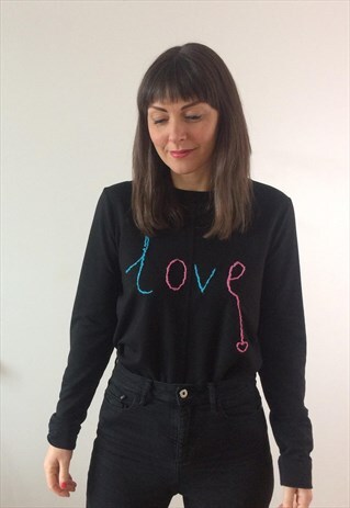 VINTAGE REWORKED BLACK SWEATSHIRT