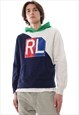VINTAGE POLO RALPH LAUREN HOODIE SWEATSHIRT PULLOVER