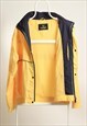 VINTAGE DUNLOP MOTOR SPORT WINDBREAKER JACKET YELLOW