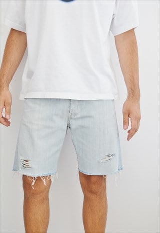 VINTAGE DISTRESSED LEVI'S 501 DENIM SHORTS