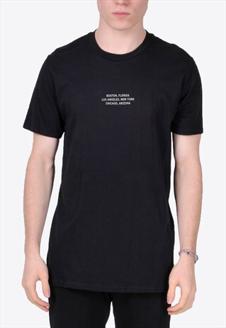 BLACK LOCATION T-SHIRT