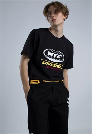 "FK THE DIGITAL WORLD" T-SHIRT - BLACK