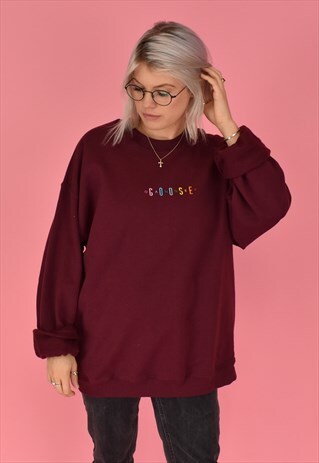 G&G UNISEX BURGUNDY ORIGINAL GG SWEAT EM
