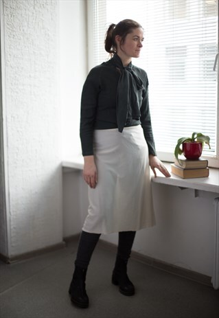 VINTAGE 80'S BEIGE SHIMMERING UNDER SKIRT