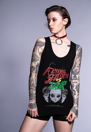 B MOVIE VEST TOP