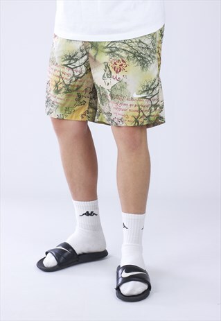 VINTAGE MENS NIKE PREMIER PRINTED SHORTS