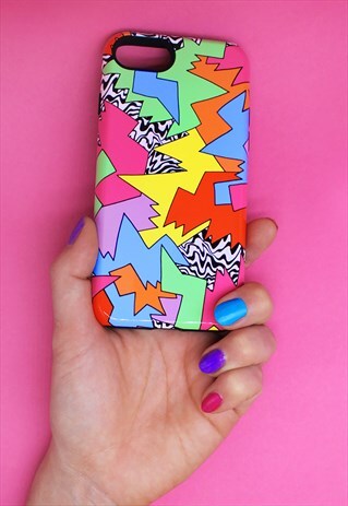 PRINT CLASH PHONE CASE