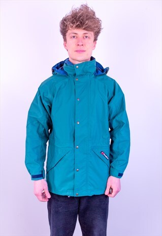 VINTAGE BERGHAUS AQUAFOIL PALISADE JACKET IN GREEN