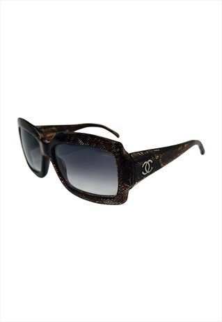 Chanel Sunglasses Square Brown CC Logo Rectangle 5161 Vintag