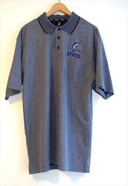 Vintage 80s Port Douglas Great Barrier Reef Australia Polo