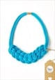 HANDMADE BY TINNI THE LENA BOHO KNOTTED NECKLACE MUSTARD