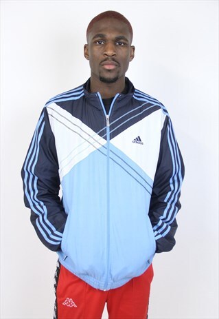 VINTAGE 90'S ADIDAS PATTERNED SPORTS JACKET