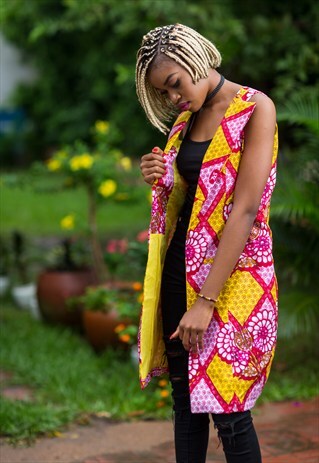 SLEEVELESS LONG VEST