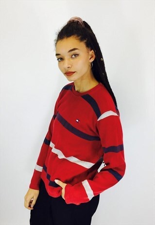 TOMMY HILFIGER 90S COTTON KNIT JUMPER