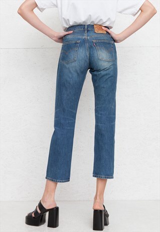 VINTAGE BLUE LEVI'S 501 FIT DENIM JEANS
