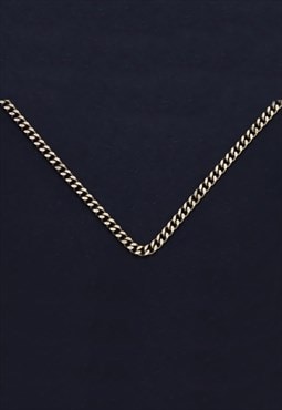 CRW Gold Miami Cuban Chain Necklace 