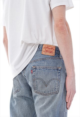 VINTAGE LEVIS 501 JEANS 90S WASHED BLUE