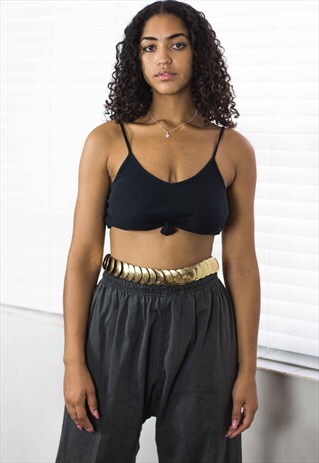 VINTAGE GOLD LOOK BELT 90S X 5.4